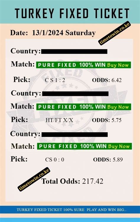 Fixed Matches & Correct score fixed.